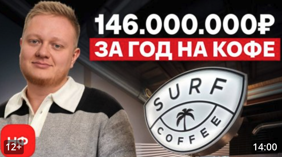 Как Surf Coffee ТАК БЫСТРО ЗАХВАТИЛА рынок кофеен?